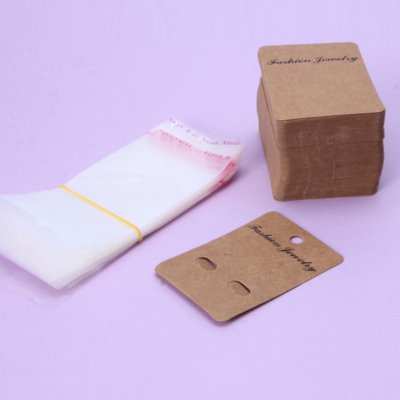 Set 100 Thẻ Trưng Bày Vòng cổ / Bông Tai DIY