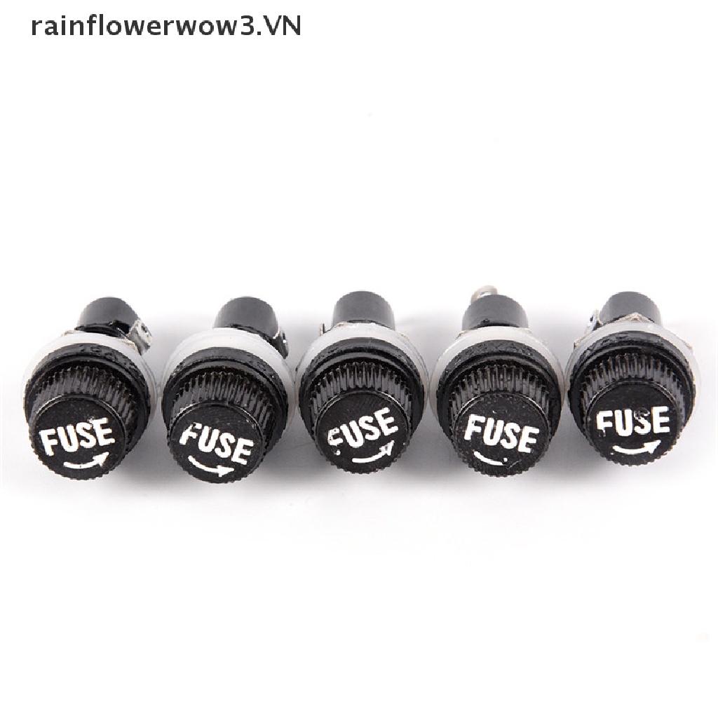 Set 5 Ổ Cắm Cầu Chì Cho Cầu Chì Kính 5 * 20 250V 10A
