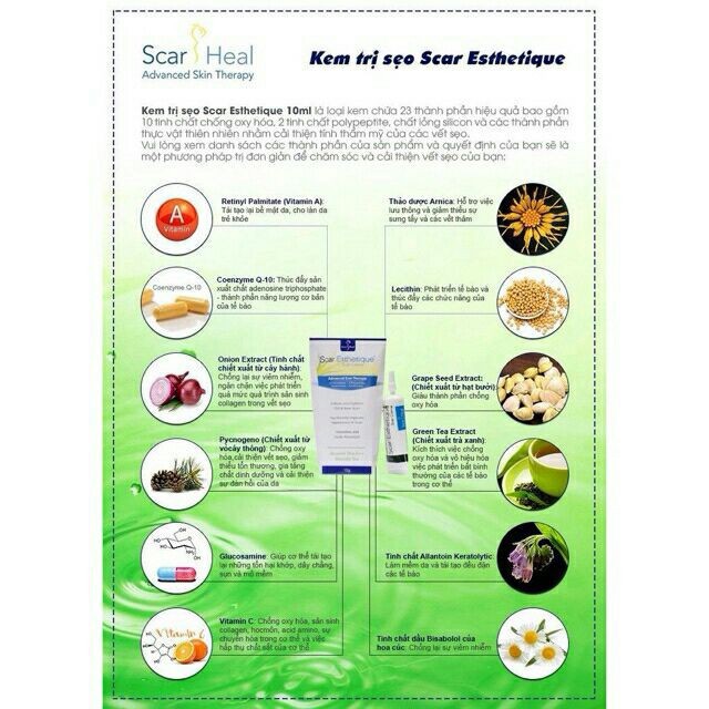 ✅ Kem Trị Sẹo Mụn Scar Esthetique 10ml - Phân phối chính thức | BigBuy360 - bigbuy360.vn