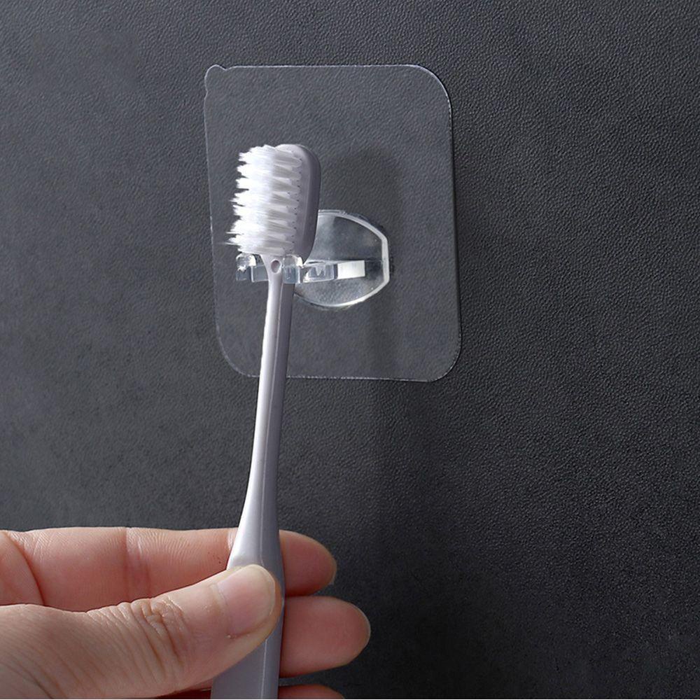 Giá Đỡ Bàn Chải Đánh Răng Bằng Nhựa Gắn Tường Tiện Dụng Cho Phòng Tắm
