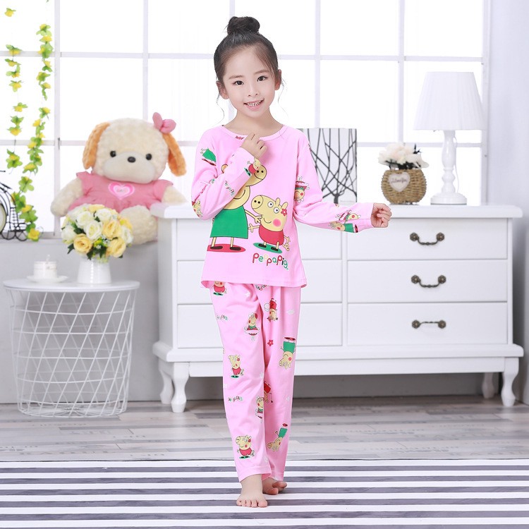 Đồ ngủ pijama họa tiết hoạt hình cho bé gái