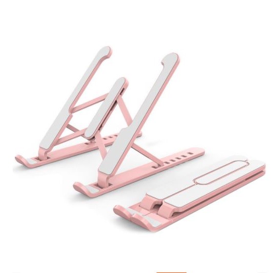 Giá đỡ laptop stand nhôm hỗ trợ tản nhiệt có thể gấp gọn chỉnh độ cao để laptop ipad macbook surface