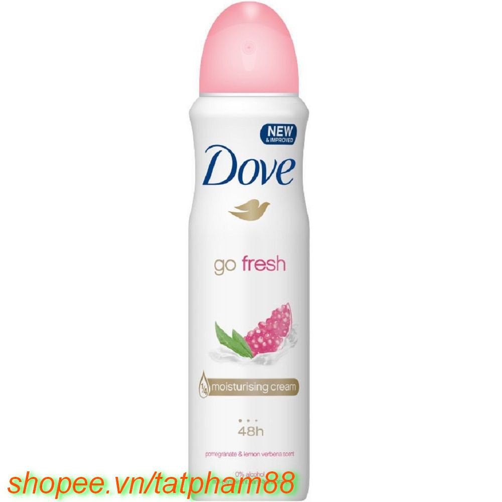 Xịt Khử Mùi Nữ 150Ml Dove Go Fresh Go Fresh Lựu, tatpham88 Chất Lượng Tạo Nên Niềm Tin.