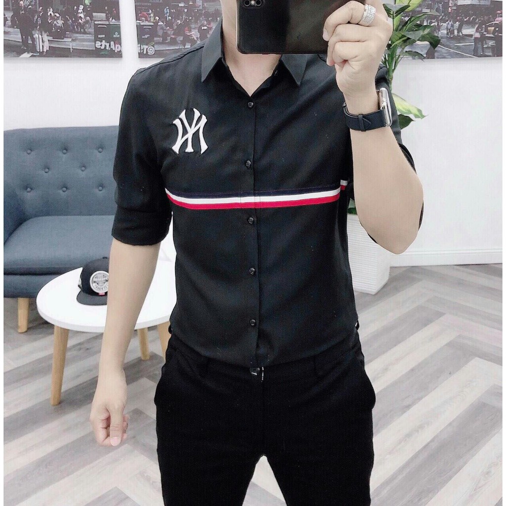 Áo Sơ Mi Nam Tay Dài ANH DUY SHOP SMTD24
