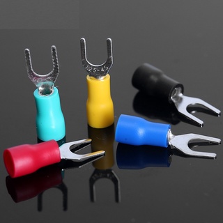 Đầu cos chỉa, cos chữ Y bằng đồng loại dày nhiều kích cỡ, màu sắc bịch 50 cái