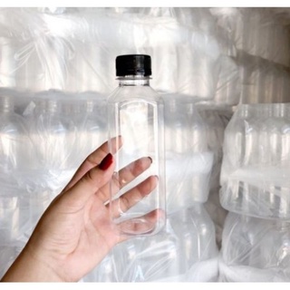 (Mua được 50 chai 1 đơn )Chai nhựa đựng trà sữa vuông 330ml