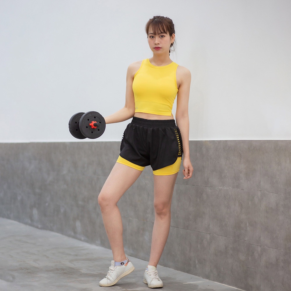 [Mã INBAU30 giảm 30K đơn 199K] Set tập Boxer Laze - Bra MixTop hỗ trợ tập aerobics, gym, yoga,... - Chính hãng Gladimax