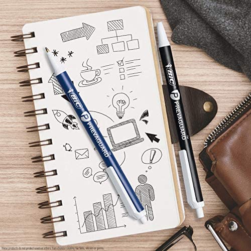 Bút bi BIC PrevaGuard Clic Stic Ballpoint Pen Contains Built-in Protection To Suppress Bacteria Growth