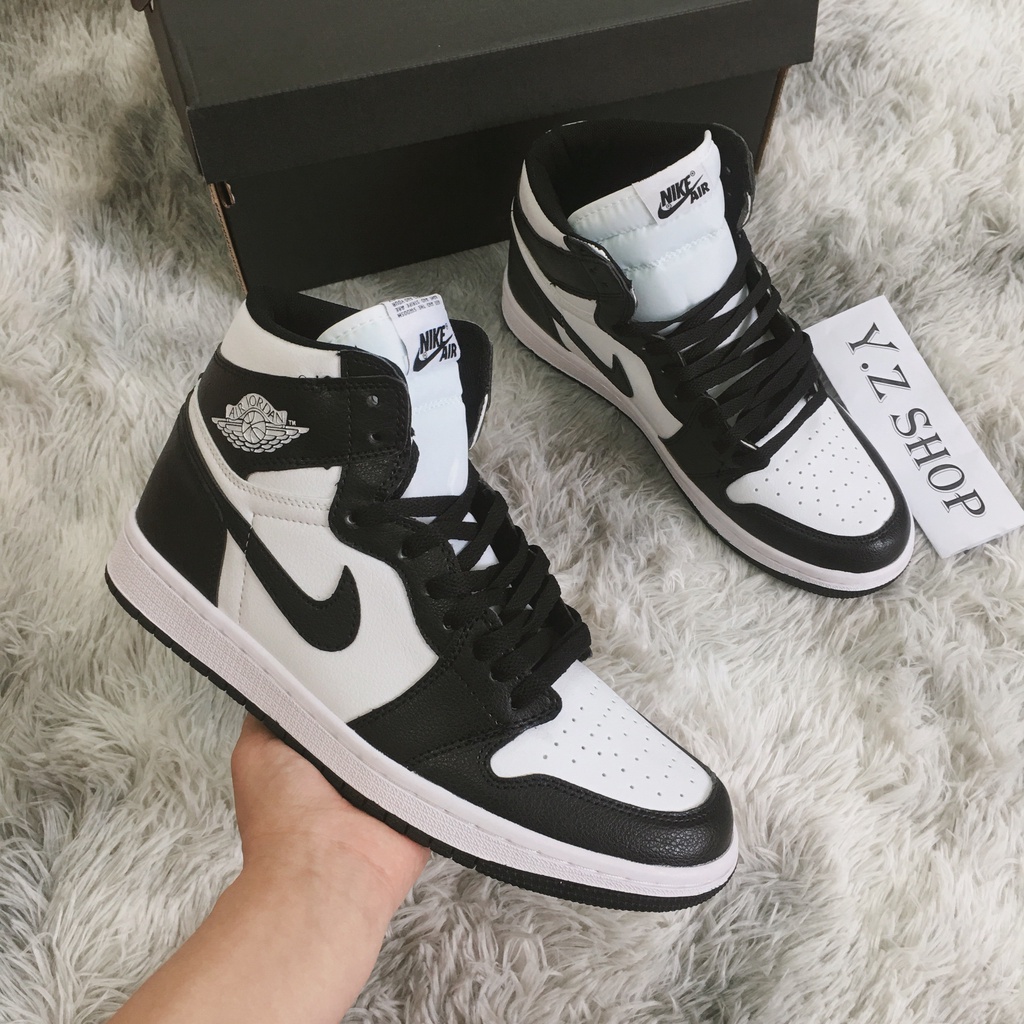 Giày Sneaker 🚚FREESHIP🚚 Giày Thể Thao JD1 Đen Trắng Cổ Cao Nam Nữ | BigBuy360 - bigbuy360.vn