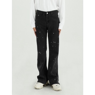 Quần Jeans ống loe vẩy sơn