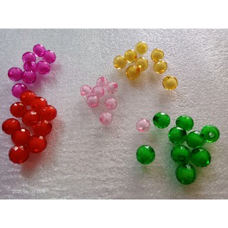 100G-400 hạt Hạt lựu 8ly-10 ly làm hoa, bonsai,trang trí handmade giá sỉ