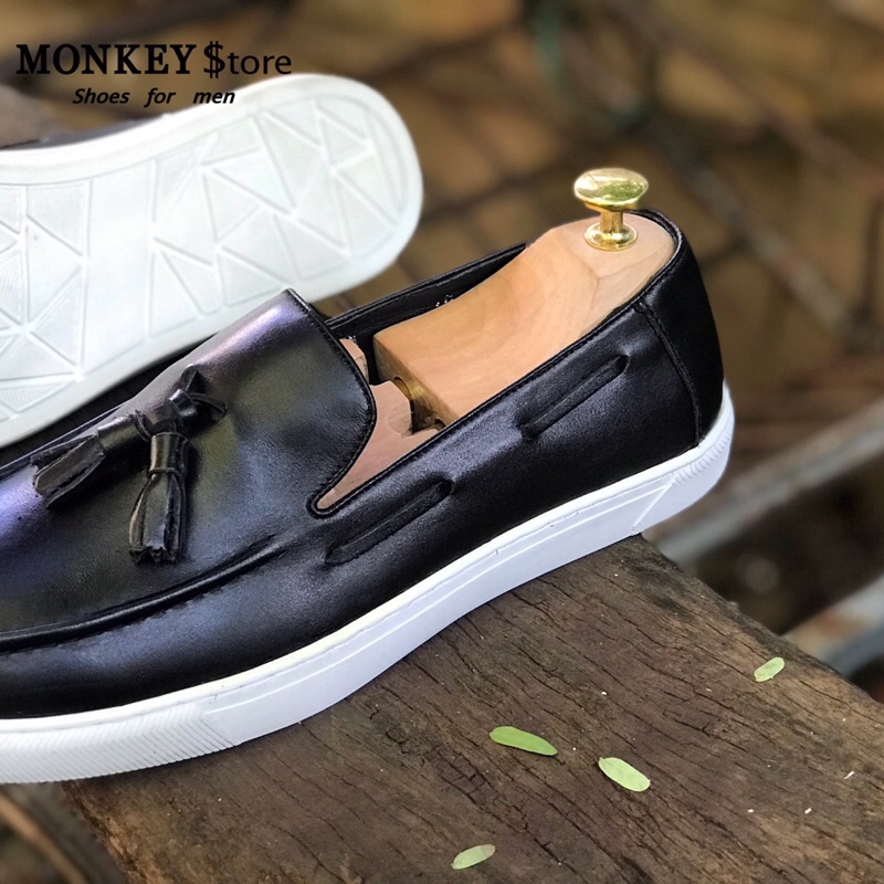 Giày slipon nam Da bò mềm cao cấp - Mã SI03 ( Bảo hành 12 tháng - Ảnh và video độc quyền )