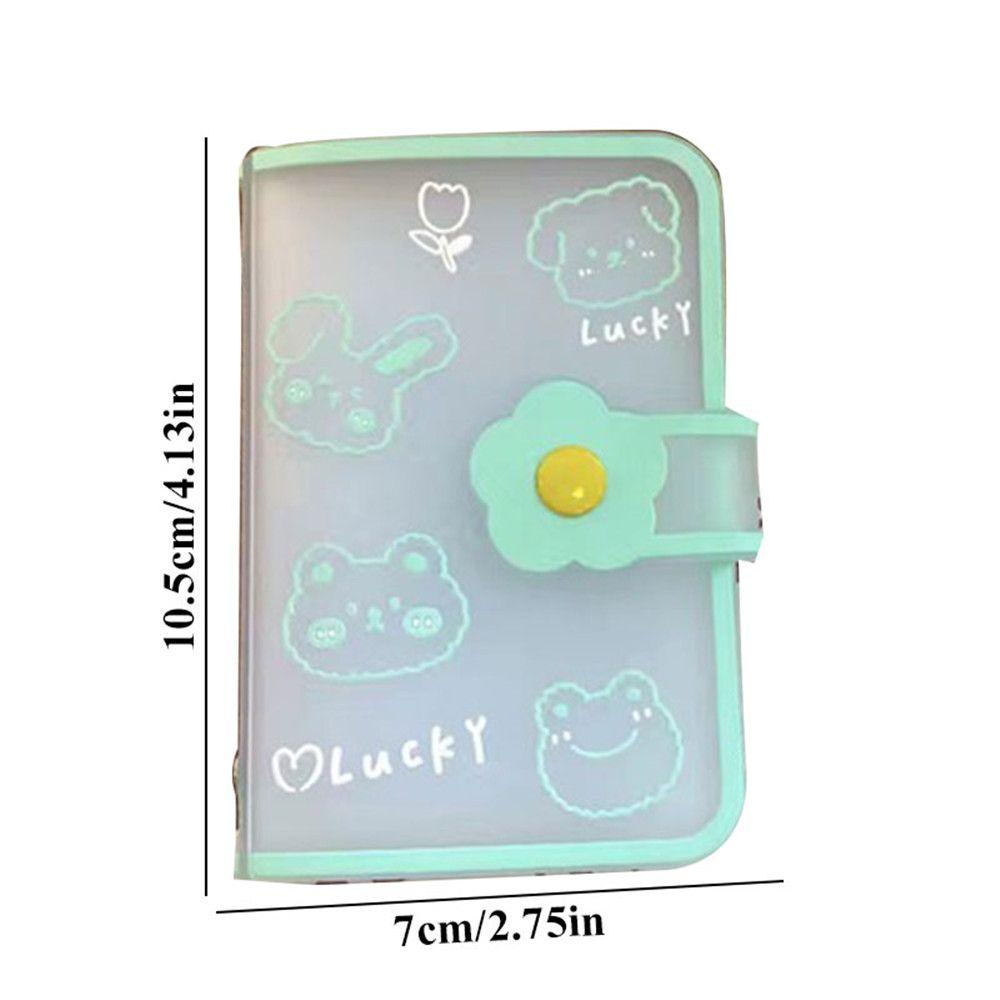 RAINBOW Ví Đựng Thẻ 20 Ngăn Họa Tiết Hoạt Hình Dễ Thương Giá Đỡ