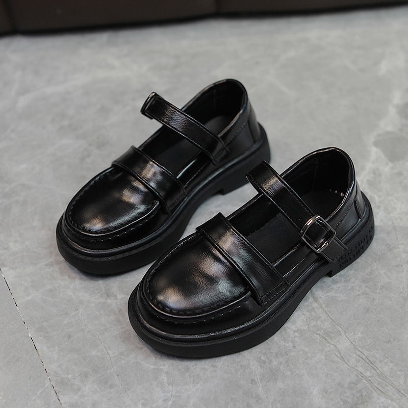 Giày Sandal Da Đế Mềm Thời Trang Xuân Thu Cho Bé Gái