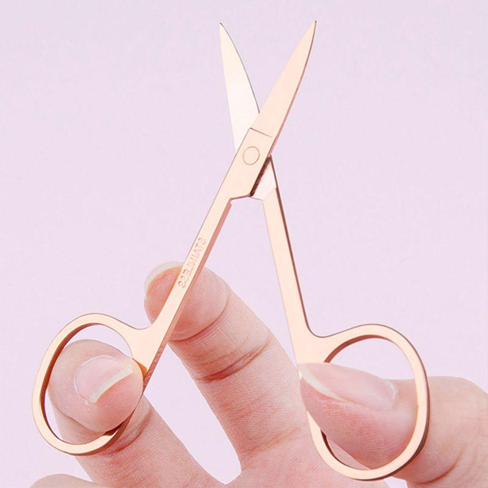 Kéo Tỉa Lông Mày Mini Bằng Thép Không Gỉ Tiện Dụng