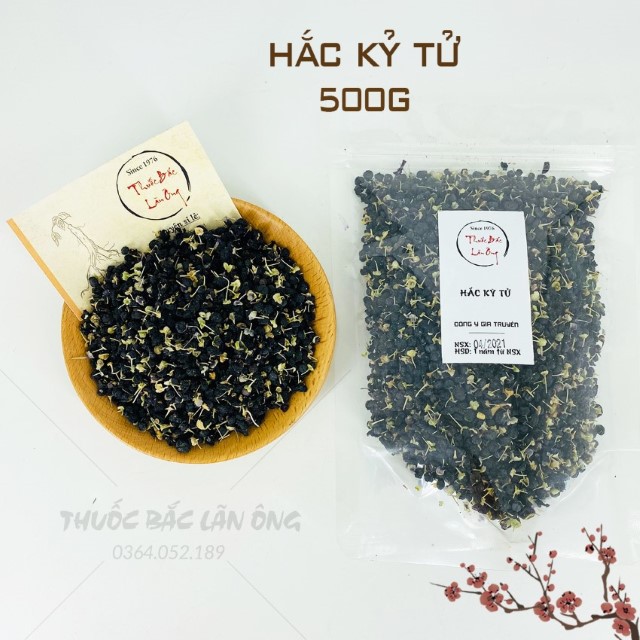 Hắc Kỷ Tử 500g (Đẹp Da, Chống Lão Hóa, Trà Dưỡng Nhan)