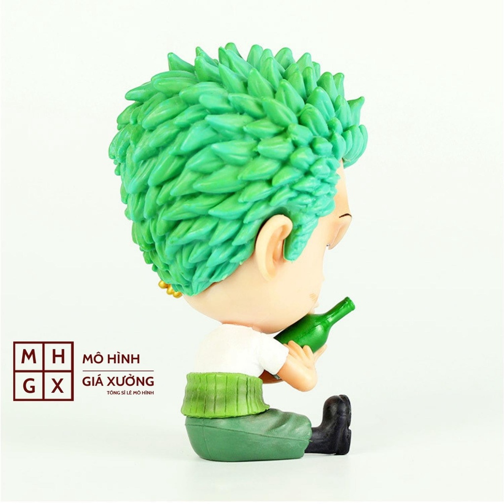 Mô hình One Piece chibi Zoro cực dễ thương cao 9cm , figure one piece , mô hình giá xưởng