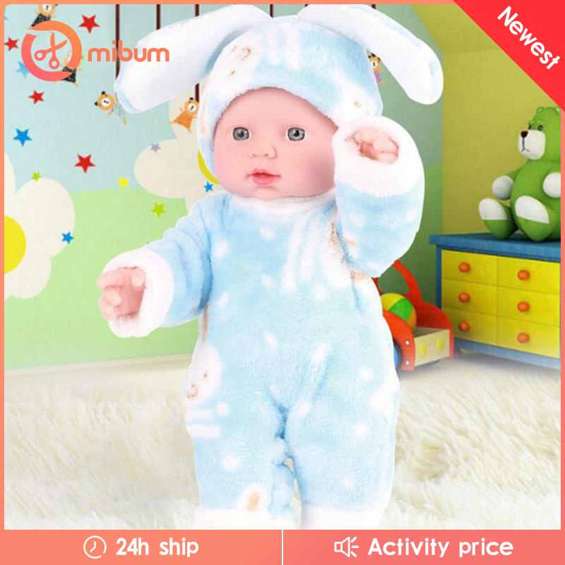 Búp Bê Em Bé Sơ Sinh 30cm Đầy Đủ Bằng Vinyl