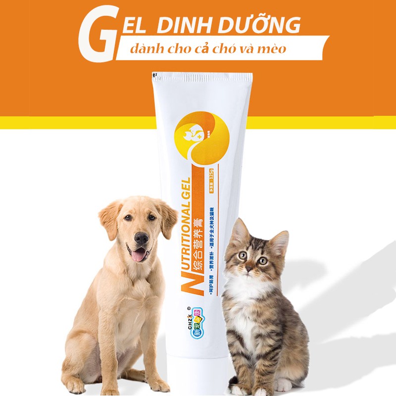 Gel dinh dưỡng cho chó NUTRITIONAL, bổ sung canxi, dinh dưỡng thú cưng- 120gr