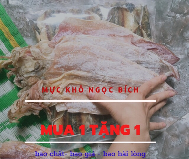 [Mã GROSALE2703 giảm 8% đơn 250K] 500gr mực khô sịn size lớn (10con/kg) | BigBuy360 - bigbuy360.vn