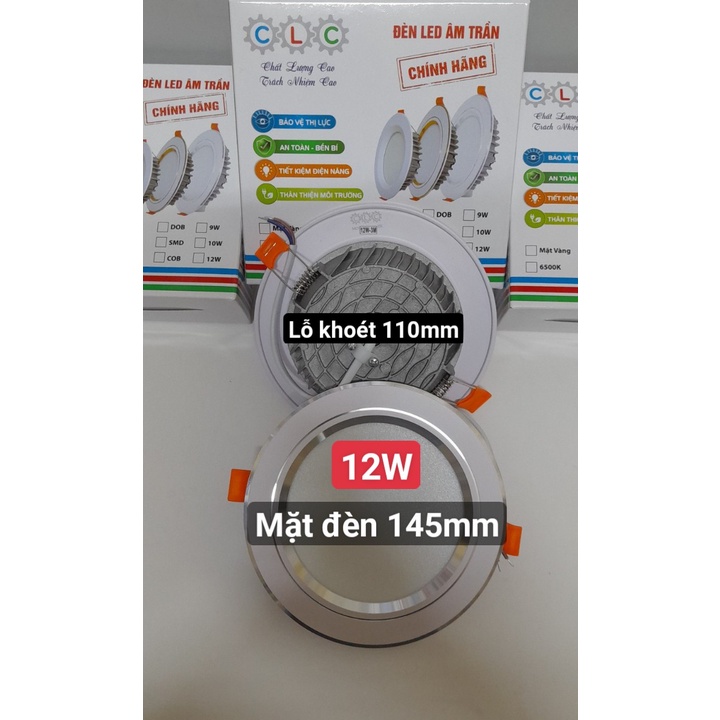 ĐÈN LED ÂM TRẦN THẾ HỆ MỚI 9W PHI 90, 12W PHI 110 THÂN NHÔM, MẶT NHÔM BẢO HÀNH 2 NĂM THAY LK CHÍNH HÃNG TRỌN ĐỜI