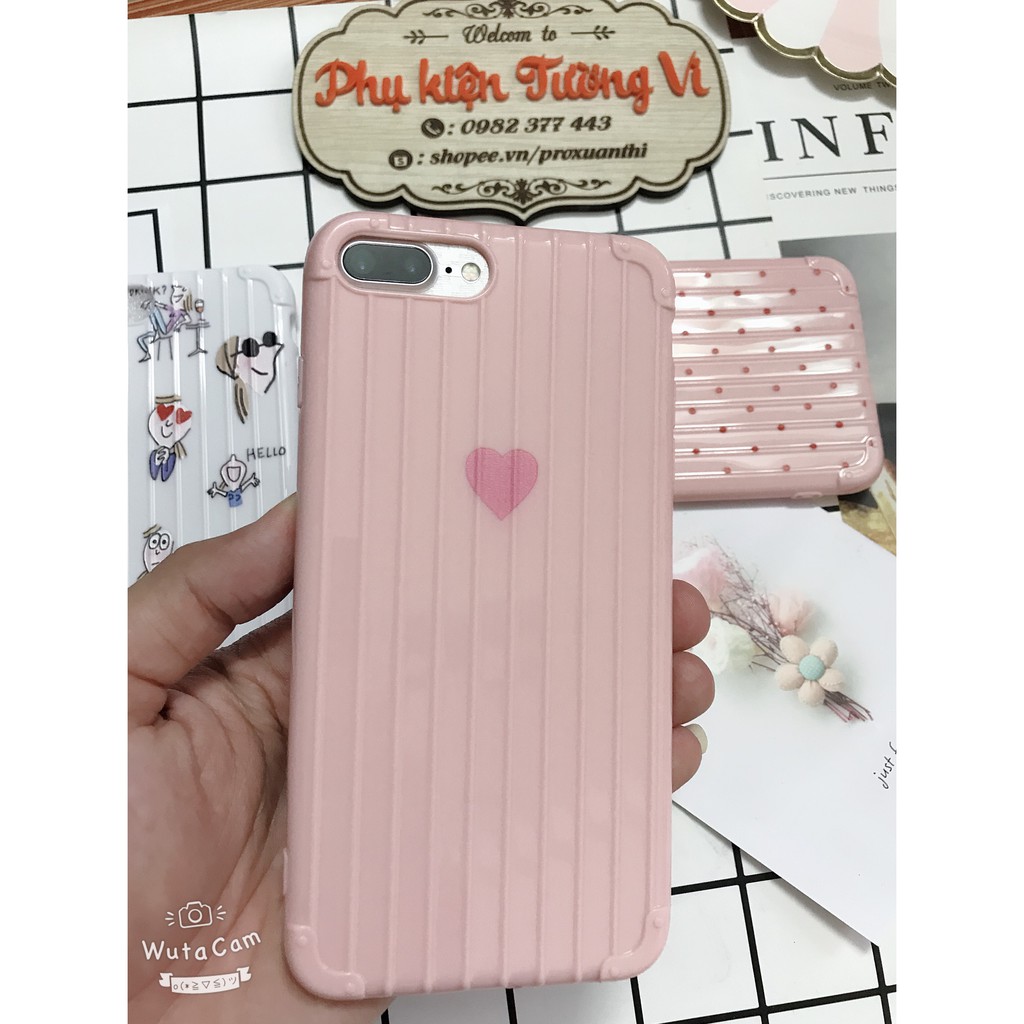 Ốp lưng thời trang phong cách Vali cho iPhone 6/6S/6P/6SP/7/7P/8/8P/X/XS/XMAX/SE
