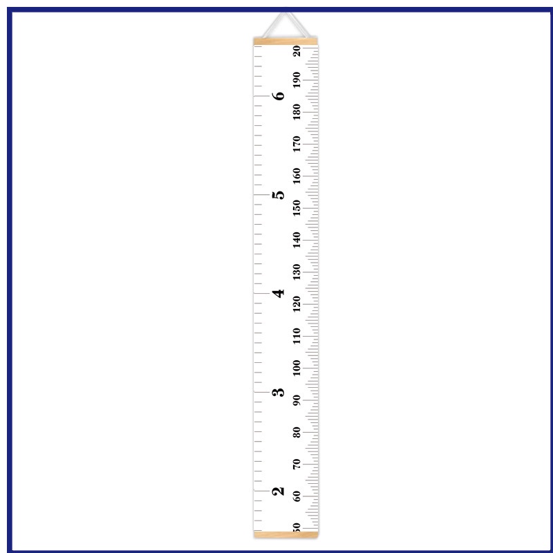 Bảng đo chiều cao treo tường trang trí phòng cho bé