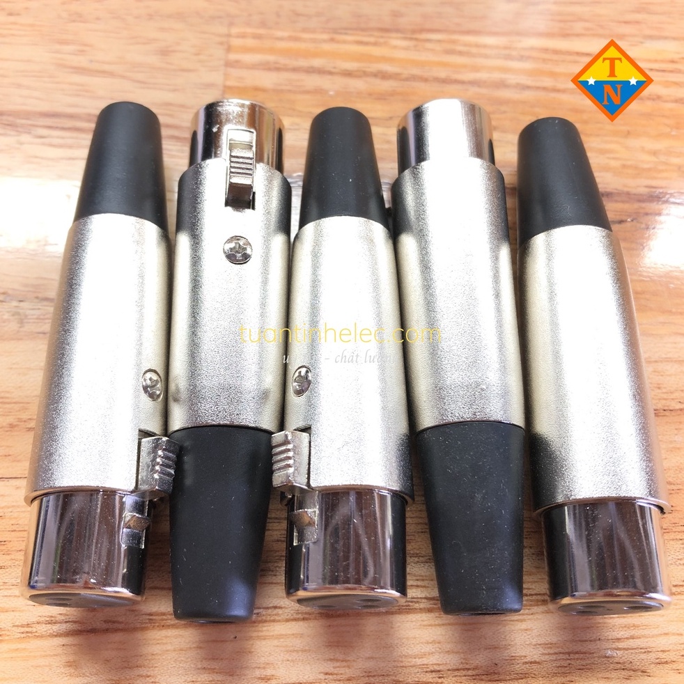 Giăc canon cái KTV 3 lỗ # phụ kiện âm thanh