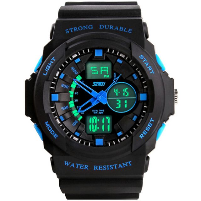 Đồng Hồ Nam SKMEI 0955 Sport Watch (Có 3 màu: Xanh Dương, Xanh Lá, Cam)