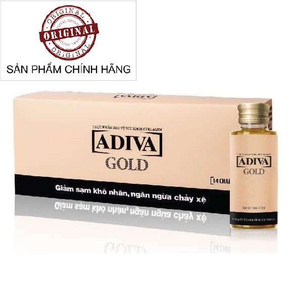 Tinh chất Collagen ADIVA GOLD hộp 14 lọ * 30 ml