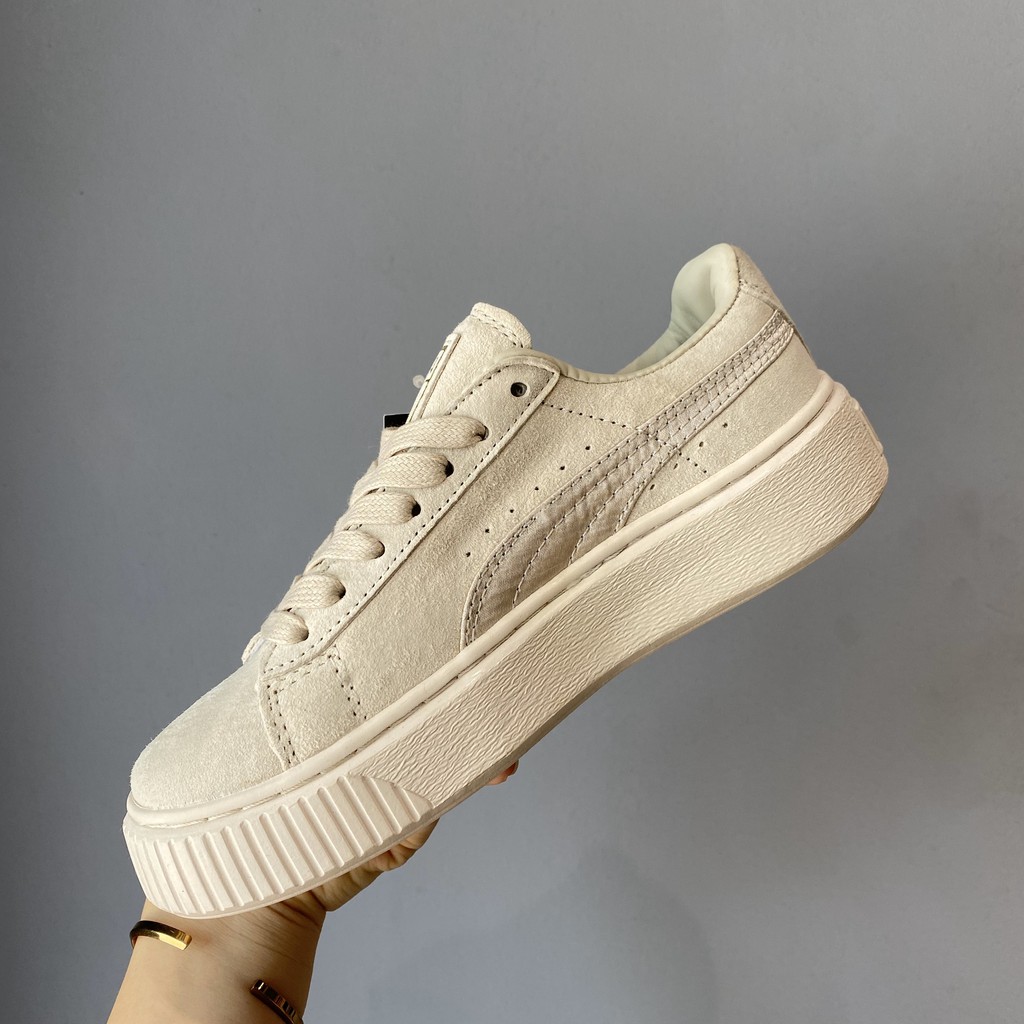 [𝗕𝗮́𝗻 𝗹𝗼̂̃ 𝘃𝗼̂́𝗻] Giày thể thao,Giày sneaker,Giày 𝐏𝐮𝐦𝐚 kem da lộn [ BẢN TRUNG ]