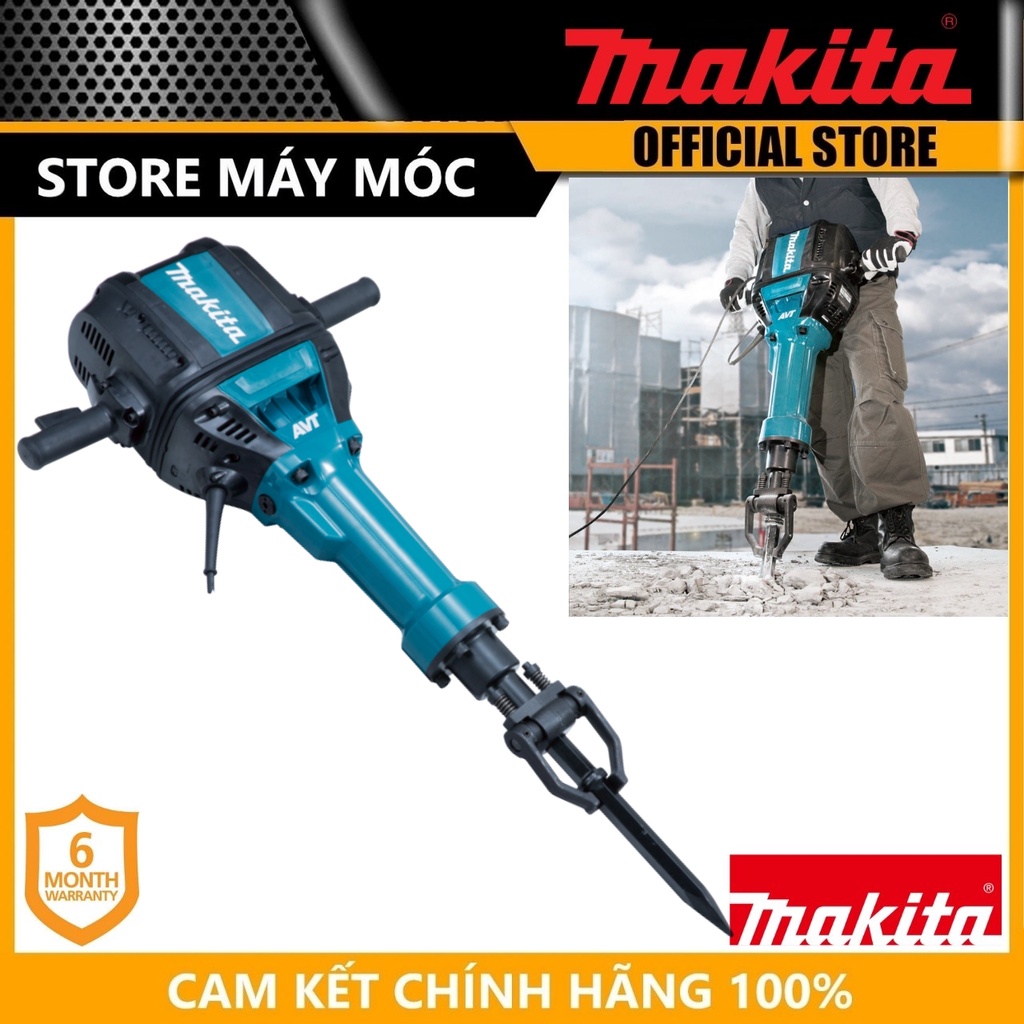 MÁY ĐỤC BÊ TÔNG CHUÔI LỤC GIÁC 28.6MM 2000W MAKITA HM1812- HÀNG CHÍNH HÃNG