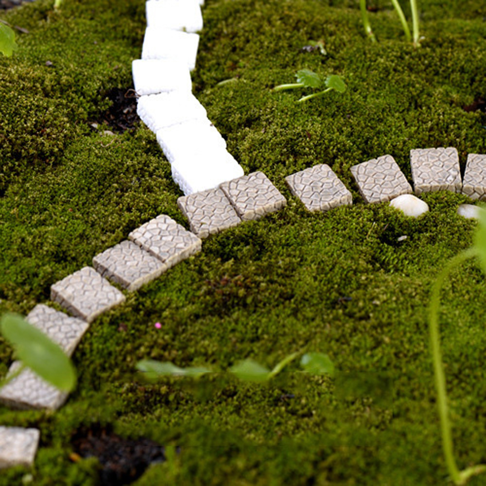 Set 10 Đồ trang trí Cầu Thang Mini Bằng Nhựa Resin Nhiều Màu Sắc Dùng Trang Trí Tiểu Cảnh / Sân Vườn Diy