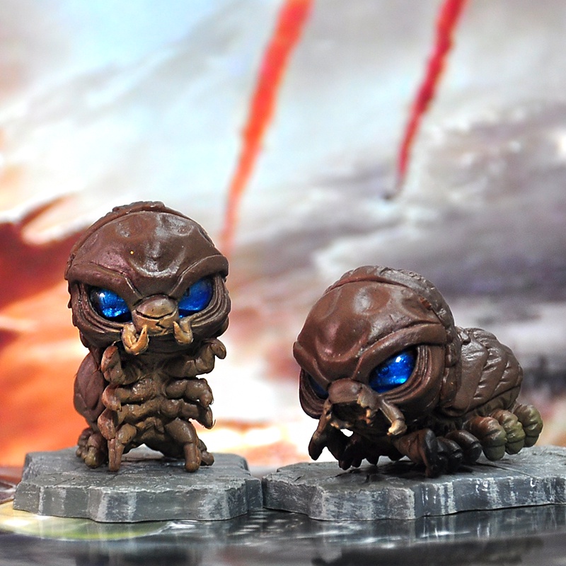 Bộ 7 mô hình Godzilla Chibi, Rồng 3 đầu KING GHIDORAH, MORTHA, RODAN size 9cm