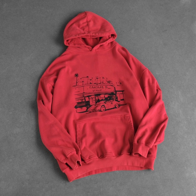 Áo nỉ có mũ loang màu HLW Candles Studio | BigBuy360 - bigbuy360.vn