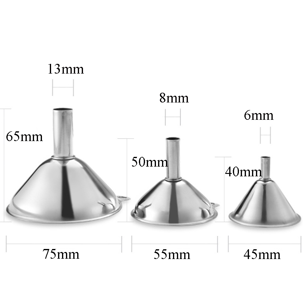 Set 3 phễu inox đa năng tiện dụng