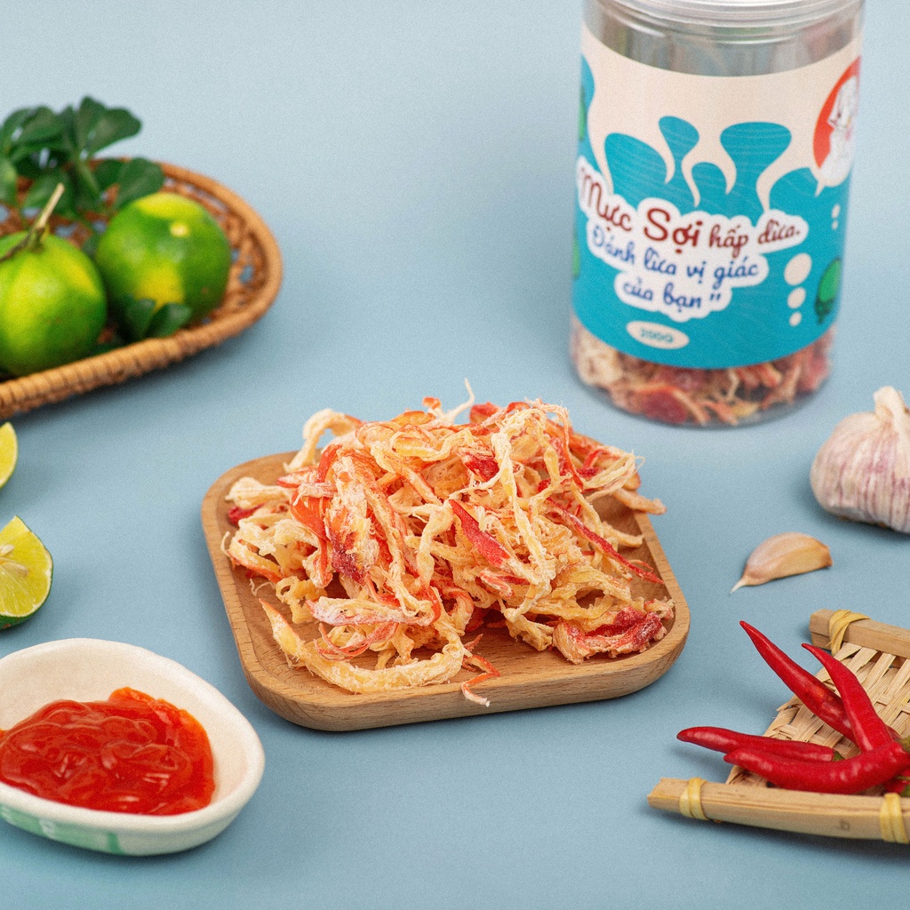 Mực sợi hấp dừa 200g Bà Tuyết vừa RẺ vừa NGON.