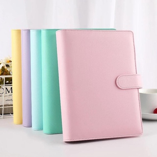 Alison Notebook Cover Refillable DIY Ring Binder File Folder A6 / A5 Da PU Notepad Cover