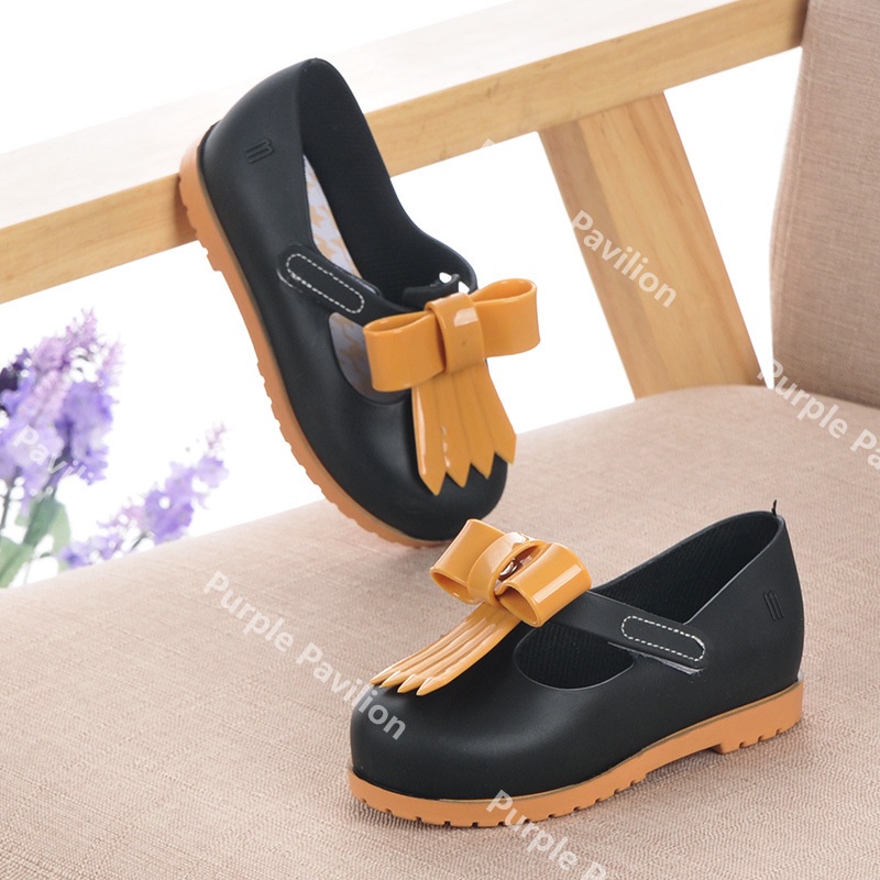 ✿Hàng có sẵn✿ Xăng đan đế mềm đính nơ cho bé gái