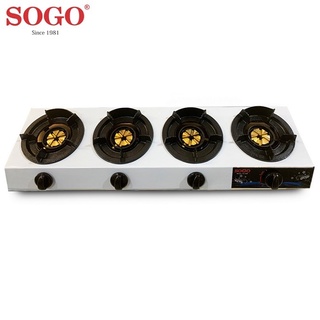 Bếp khè gas 4 lò bán công nghiệp SOGO GT-208S4