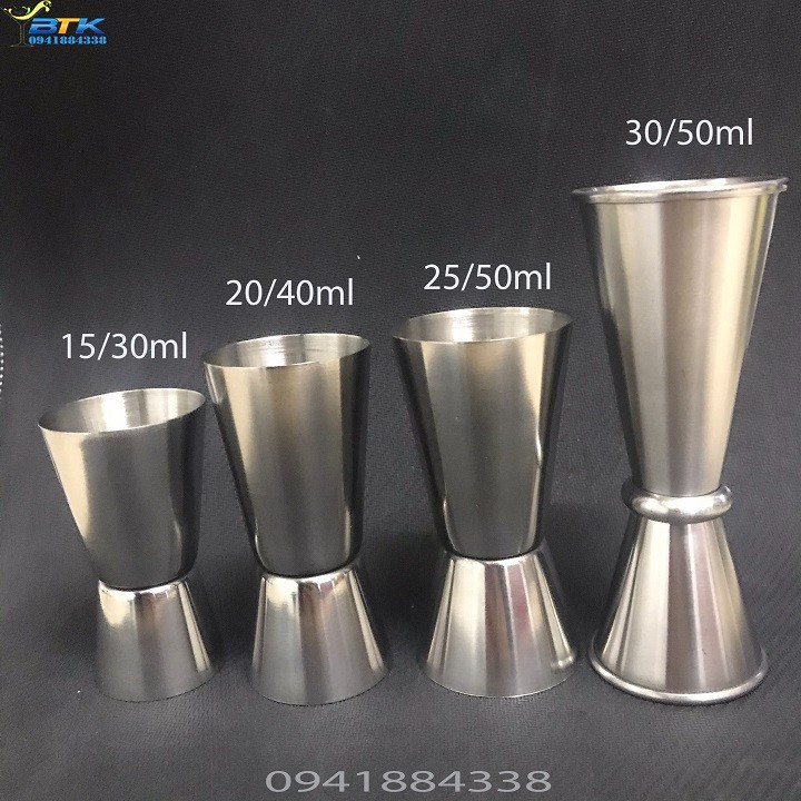 Ca Đong Hai Đầu Inox - Jigger Inox - Ly đong inox - CD2NiN