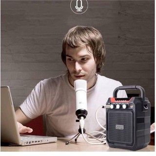 Loa bluetooth K99 - Loa cao cấp, cắm được 2 mic