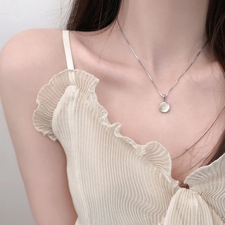 vòng cổ Mặt Đá Pha Lê Chalcedon Thời Trang Dành Cho Nữ