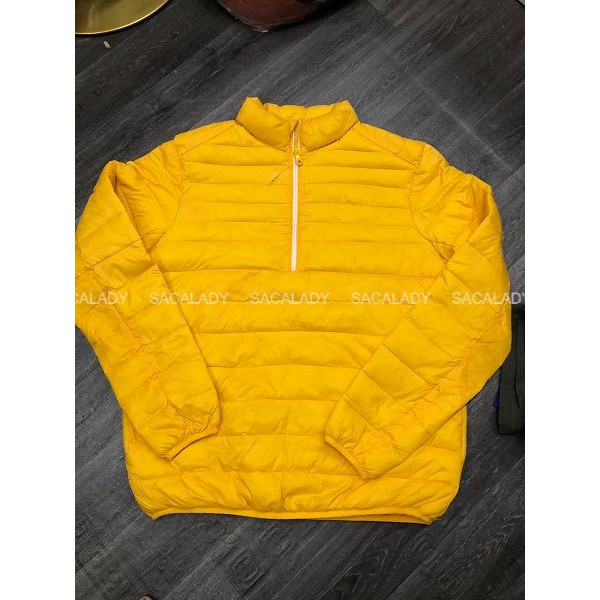 Áo Khoác Phao Trần Gòn Nam Z-R Cổ Trụ Dây Kéo Dài Tay - Size XL - 3312