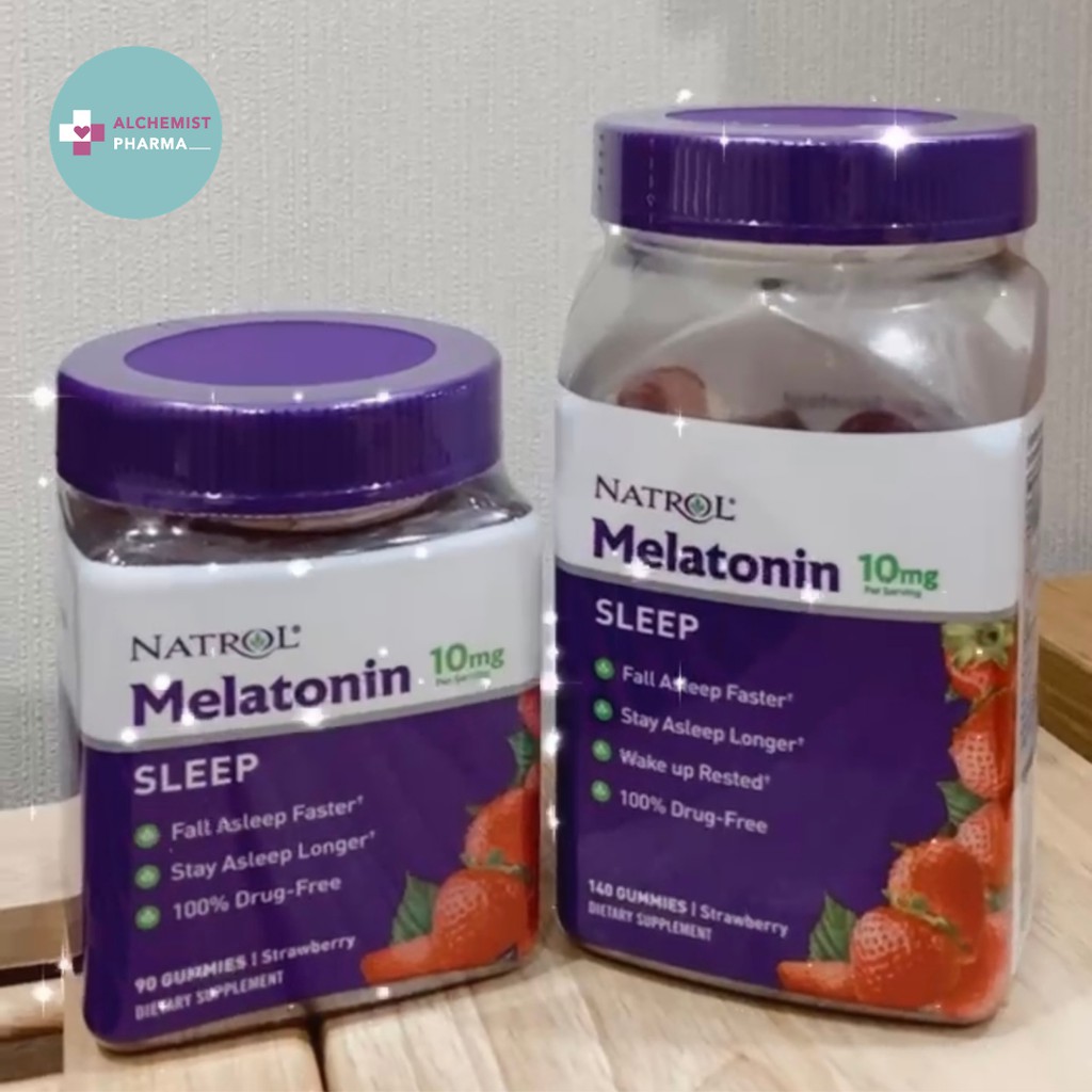 KẸO NATROL MELATONIN 10mg GIÚP NGỦ NGON NHẬP KHẨU MỸ | Thế Giới Skin Care