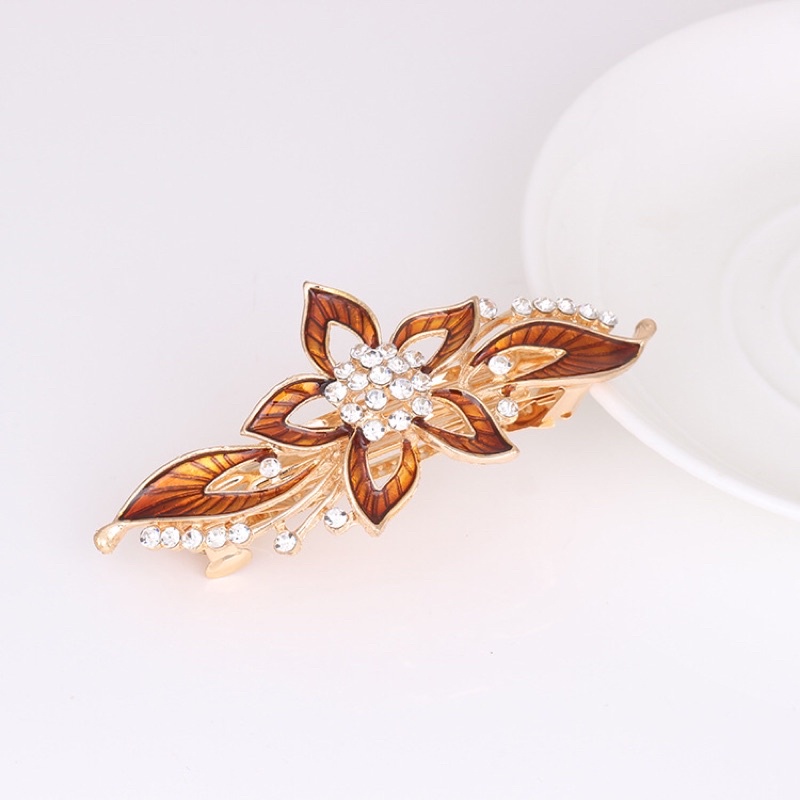 Kẹp đuôi tóc đính đá siêu bền đẹp cho nữ