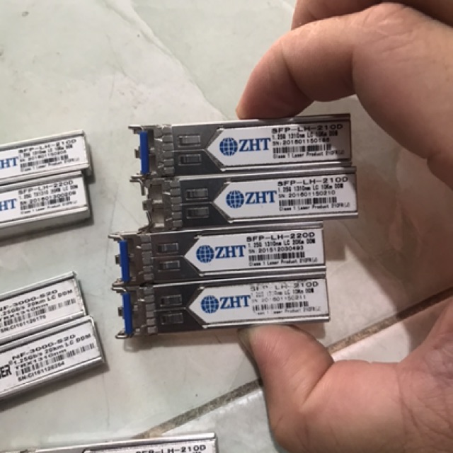 combo 20 sfp 2 sợi loại 1.25G hàng qua sử dụng