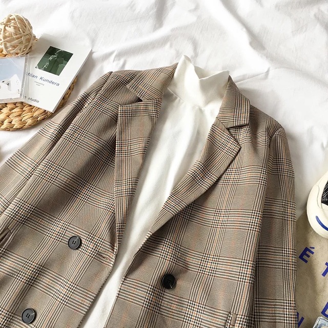 (ÁO FORM RỘNG) Áo blazer kẻ - ORDER | BigBuy360 - bigbuy360.vn