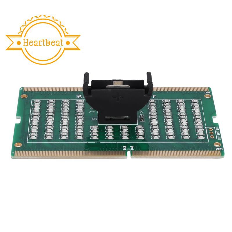 Laptop Notebook Memory Slot DDR4 Test Card SO-UDIMM Out LED Tester