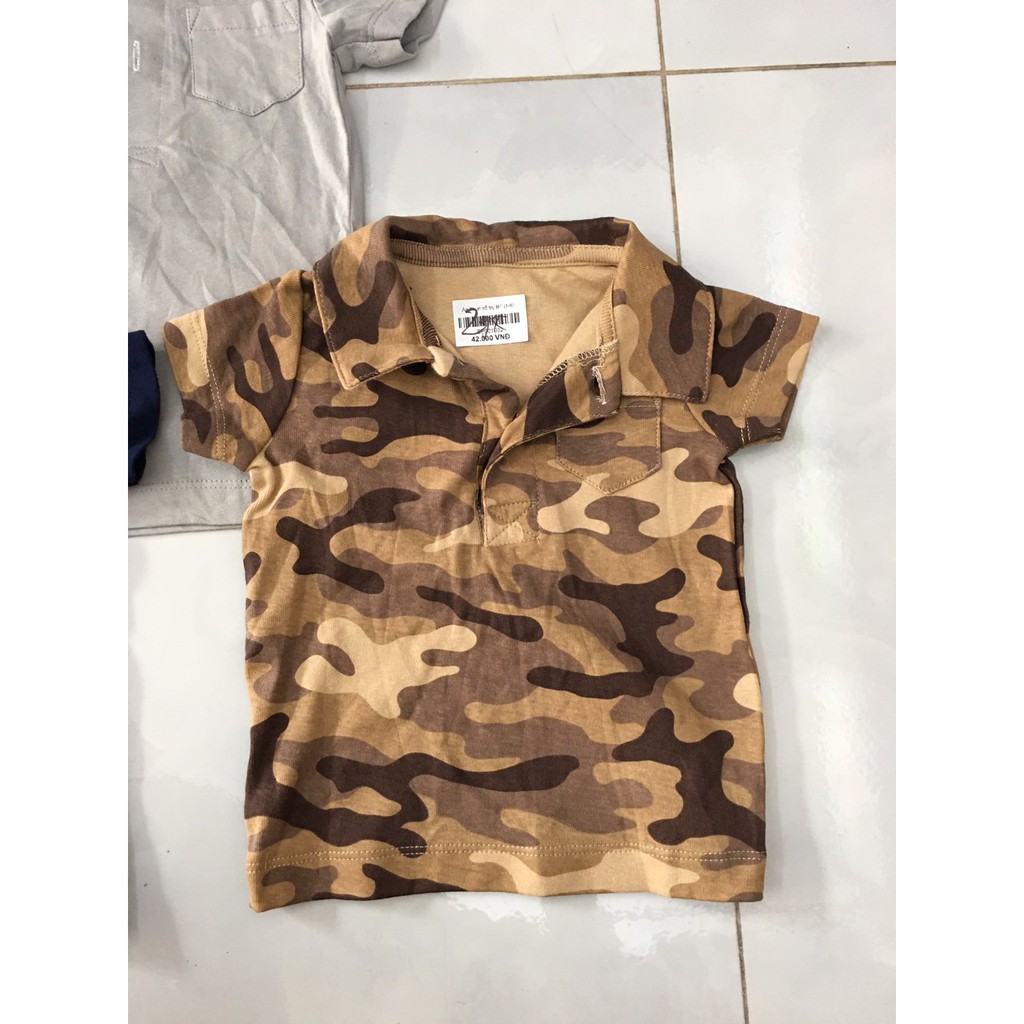 Áo thun cổ trụ trai